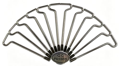 12 Pack Bedroom Bathroom Emergency Keys Compatible with Kwikset Interior Levers Knobs