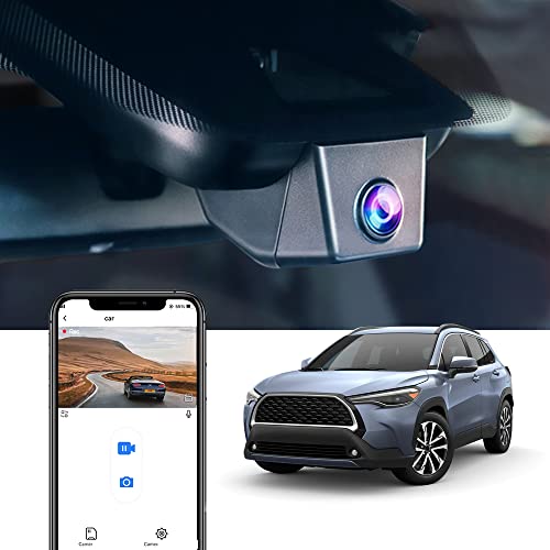 Fitcamx 4K Dash Cam for 2022 Corolla Cross