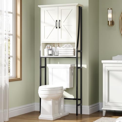 MXARLTR Over The Toilet Storage Cabinet, Over Toilet Bathroom Organizer, Above Toilet Storage...