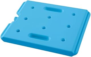HENDI Plaque eutectique froide professionnelle, GN 1/2, pour caisses isothermes, élément réfrigérant, accumulateur de froid, bloc thermique, pack bloc de glace, 320x265x(H)30mm, HDPE, bleu