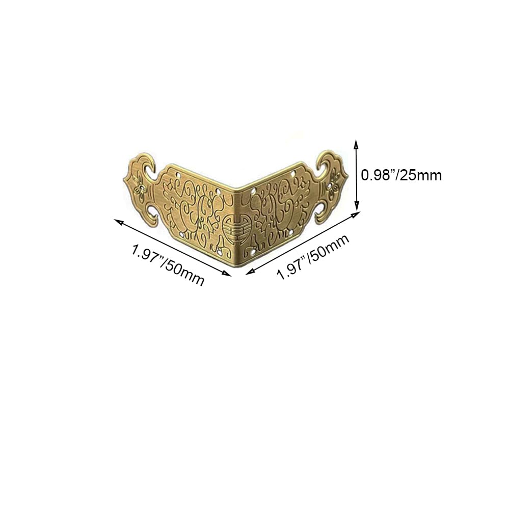 アクセサリー Buco 70s SEARS Protector Amazon.com : dophee 4Pcs Antique Brass Box Corner Protectors
