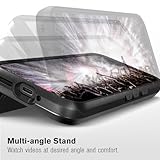 VENA vCommute for Google Pixel 9 Pro XL (2024) Wallet Case, [Military Grade Drop Protection] Flip Leather Cover Slot Card Holder with Kickstand - Black - Image 4