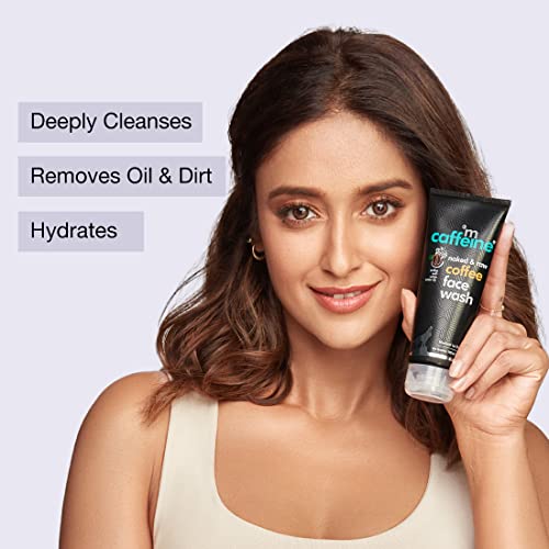 mCaffeine Face Wash Combo Pack with Face Scrub (75ml each) | Pack of 2 Coffee Face Care Kit for Pollution Control & Tan Removal - Image 2