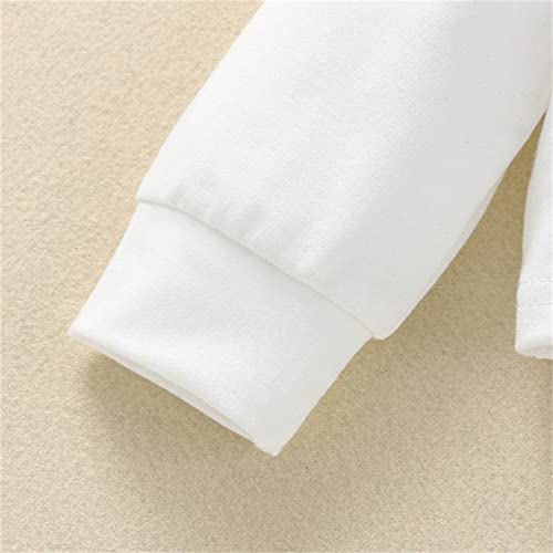 2 peças para bebês meninos e meninas, casual, com capuz, esportivo, manga comprida, gola redonda, bo