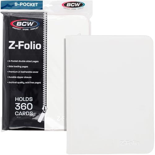 BCW Z-Folio 9�|�P�b�g LX �A���o�� - �z���C�g | ���S�ȃW�b�p�[�J�[�h�I�[�K�i�C�U�[ | �v���~�A�����U�[���b�g�J�[�h�R���N�V�����o�C���_�[ | �g���[�f�B���O�J�[�h�o�C���_�[ �|�P���� MTG �X�|�[�c�J�[�h�Ȃǂ�