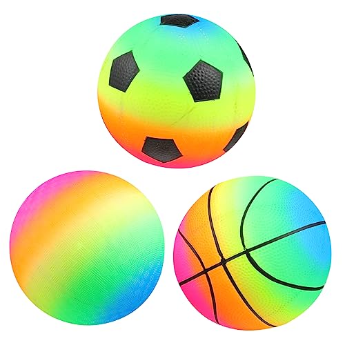 DRESSOOS De Inflables De Colores para Bolas De Juego De PVC para Parque Infantil Fútbol y Baloncesto Bouncing Diversión Al Aire Libre