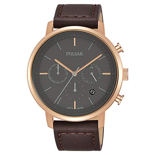 Preisvergleich Produktbild Pulsar Herren Analoger Quarz Uhr mit Edelstahl Armband PT3940X1