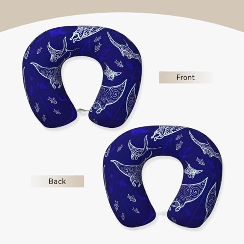 Almohada de poliéster para cuello y hombros negra miniatura 3