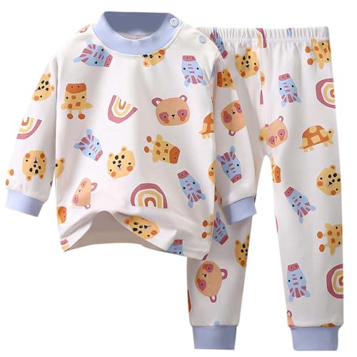 Jungen Frottee Schlafanzug Jungen & mädchen Pyjamas Langarm...