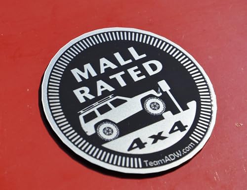 Image of Mall Rated Badges for Jeep (Set of 2) - USA Made (Fits Jeep Cherokee XJ)