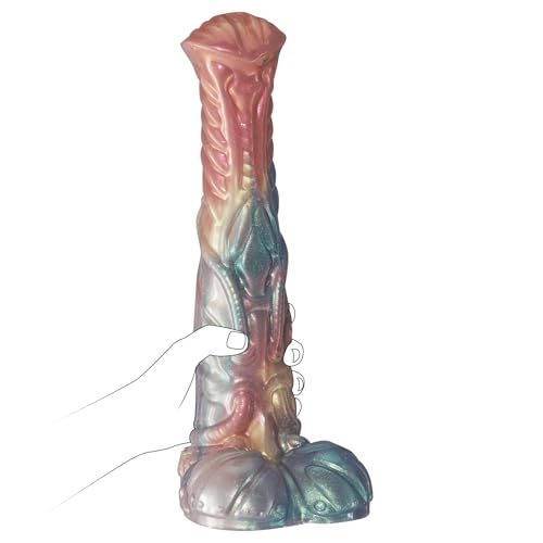 Image of Monster Horse Dildo - 12.2'' Big Fantasy Anal Dildo with Strong Suction Cup, 2.4LB Giant Soft Silicone Realistic Dildo for G-Spot Anal Play, Adult Sex Toys for Women Men Gay