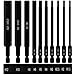 CYLBAQ 10 Stück 100mm Hex Sechskant Schraubendreher Bits Set 1,5/2/2,5/3/4/5/6/8/10/12mm,1/4 Akku Schlagschrauber günstig Kaufen-CYLBAQ 10 Stück 100mm Hex Sechskant Schraubendreher Bits Set 1,5/2/2,5/3/4/5/6/8/10/12mm,1/4