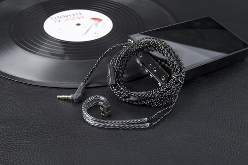 Image of EZ EAR CCZ C01 2M IEM Cable in Ear Monitor Cable with 3.5mm Plug for KBEAR KS1 /KS2 /Lark /Robin /Rosefinch,CCZ Melody /DC01 PRO /DC02 /Coffee Bean /Warrior(3.5mm Without Mic, TFZ)