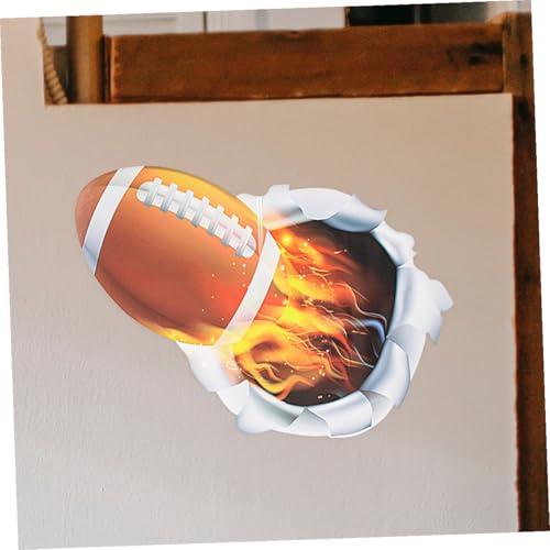 Vinilos deportivos 3D adhesivos para pared 2 piezas miniatura 5