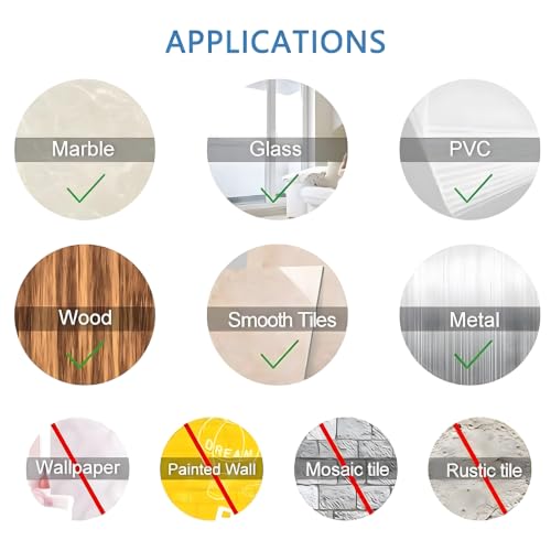 Image of INCREWAY 1 Set Silver Acrylic Self Adhesive Lamp Base, Mirror Finish Wall Mount Light Holder, Peel Stick Decorative Plate for Pendant Ceiling Fixture Decorative Lamp