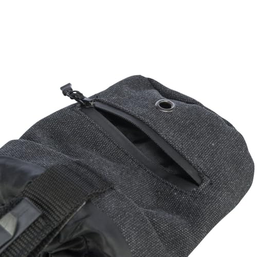 TRIXIE BE NORDIC Hunde Snacktasche - praktischer Leckerlibeutel für unterwegs - ø 10 × 14 cm schwarz, Futterbeutel zum Gassigehen - 32292, Bunt