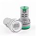 3 stücke 2. 2MM AD16 AD16-22DSV. Typ 11. 0V 220V AC 60-500V Mini-Spannungsmessgerät. LED Digitaler Bildschirm AC. Voltmeteranzeige Licht/Pilotlampe- grün