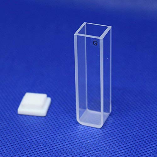 Cubeta de cristal fluorescente de 3,5 ml y paso óptico de 1 cm para fluorómetro 2