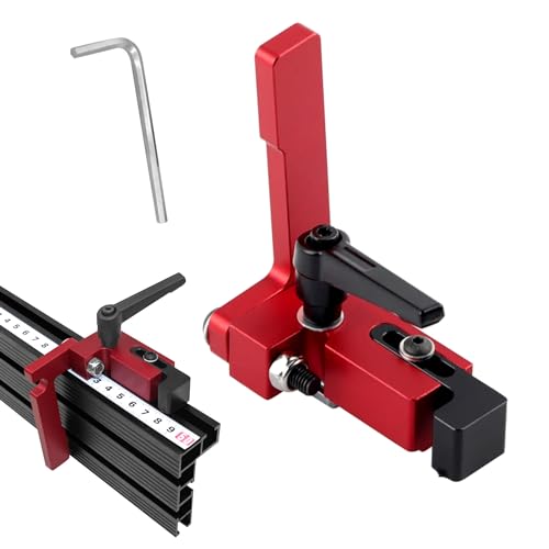 Aluschiene Typ 75, T Nut Schiene, Schrägschienenstopper für Die Holzbearbeitung, Führungsschienen, Geeignet für T-Nuten, Schienen (1)