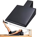 TOBWOLF Pilates Wedge, Non-Slip Workout Wedge for Pilates Reformer, Removable Wedge Mat for Prenatal Exercise & Beginners, Gentle Support Cushion for Reformer, Mat, Home & Studio Use