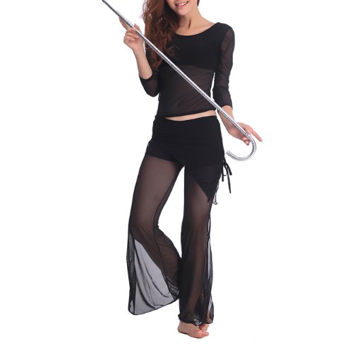 Bellylady Belly Dance Cane Dance Stick Gold Silver Dance Accessory, Gift Idea-Silver #TOP5