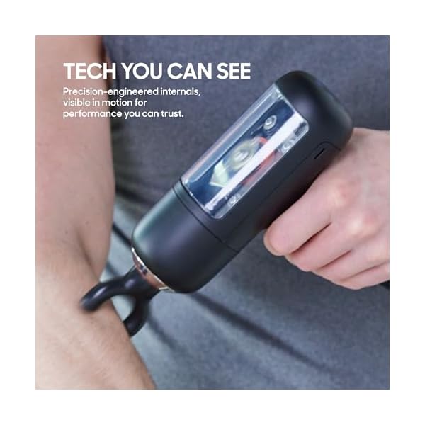 Sharper Image Powerboost Circuit Premium Deep Tissue Percussion Massage Gun - Image 2