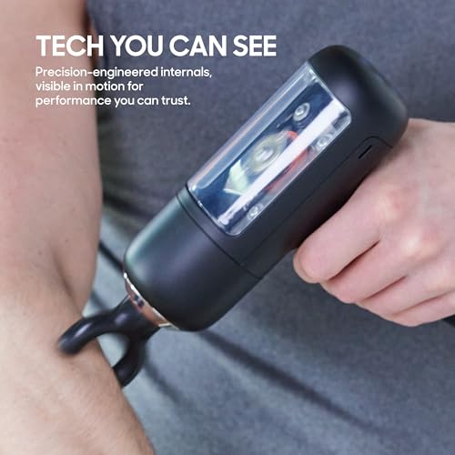Image of Sharper Image PowerBoost Circuit Massage Gun [2026 Version] Deep Tissue Percussion Massager with 6 Speeds for Back, Shoulders, & Full Body Muscle Pain Relief, with 4 Attachments & Travel Case