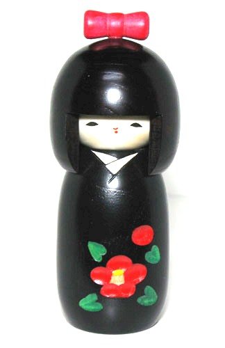 Amazon | 工芸品 海外向けお土産 日本こけし 手作り 卯三郎作 こけし  