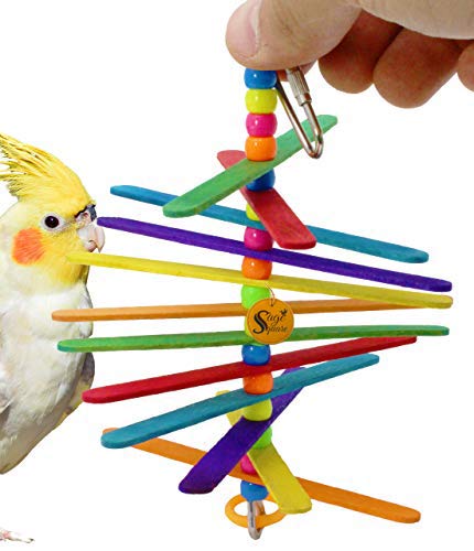 See full amazon price history chart for Sage Square Playful Natural Wood Sticks Hanging Toy Cage Accessory for Cockatiel, Lovebird, Budgerigar, Canary, Budgeri Birds Sage Square Playful Natural Wood Sticks Hanging Toy Cage Accessory for Cockatiel, Lovebird, Budgerigar, Canary, Budgeri Birds (B07ZHKJLX8) Amazon Price History, Amazon Price Tracker