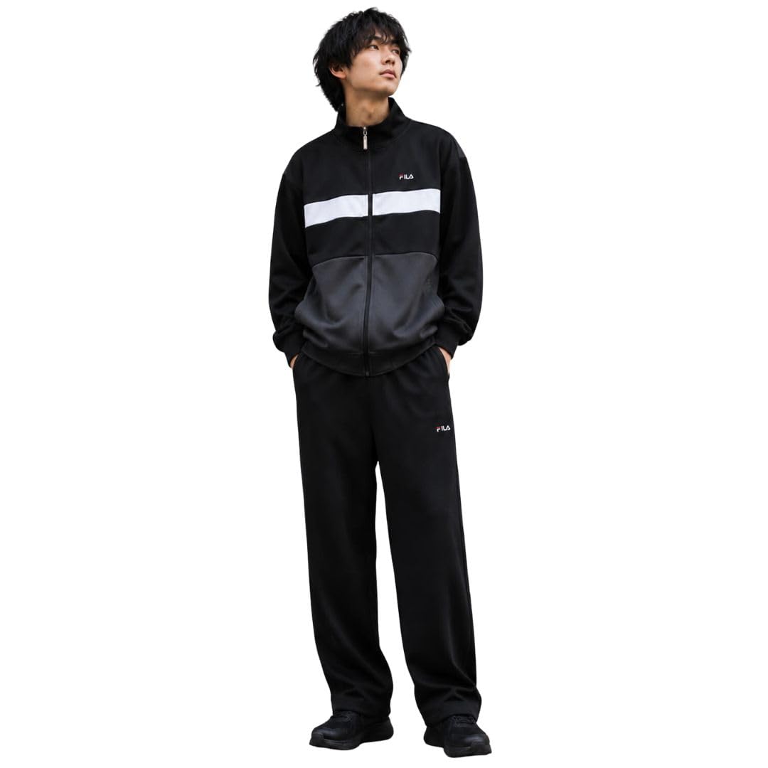 Amazon | [FILA] メンズ ジャージスーツ セットアップ 上下セット