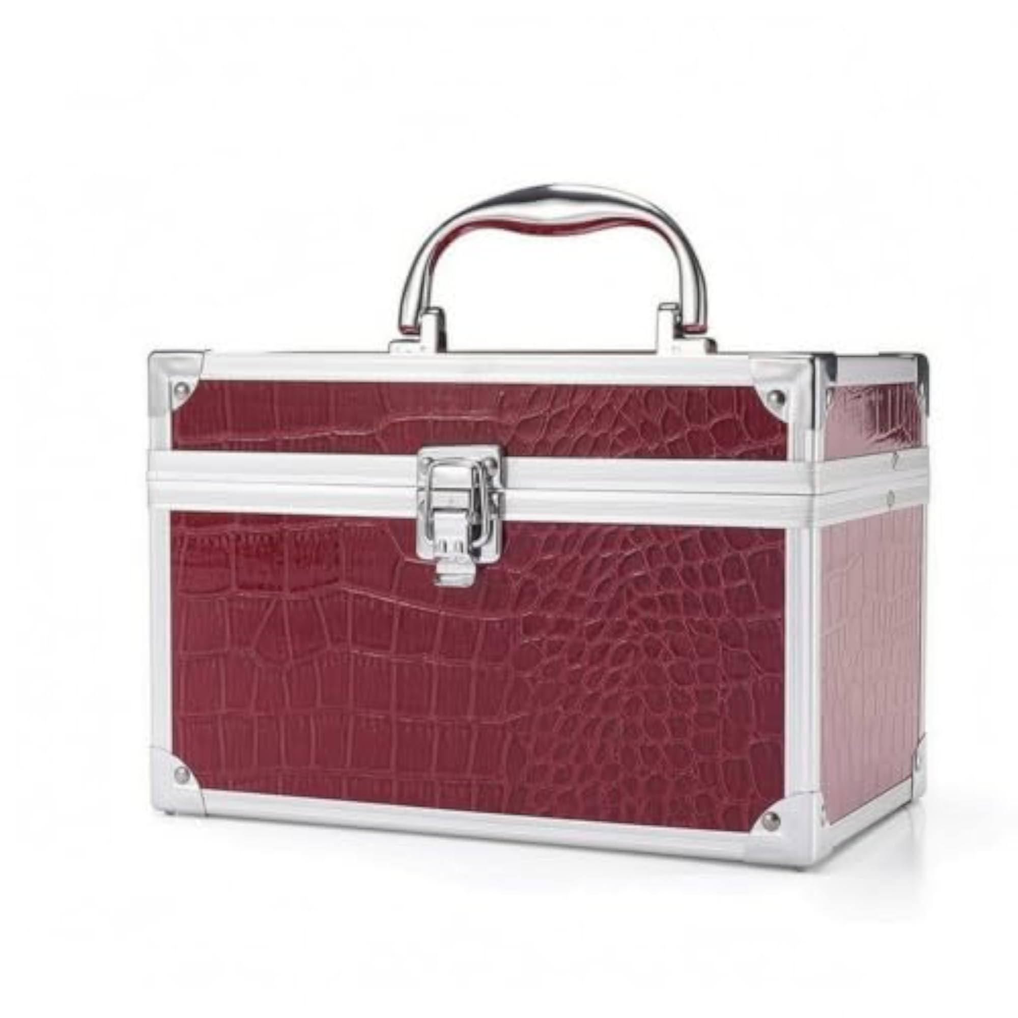 Hard-Sided Makeup Case with Mirror