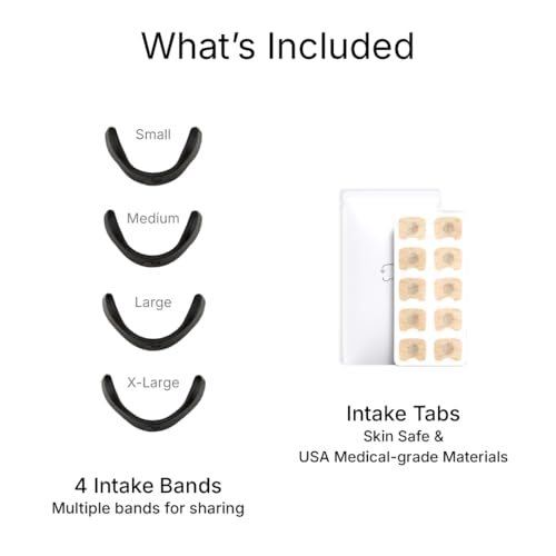 intake breathing nasal strip starter kit 15 count black - boost oxygen intake reduce snoring improve sleep quality - sweat resistant skin safe nasal strips - extra strength snoring solution