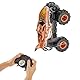 Hot Wheels Monster Trucks Ferngesteuertes Auto, HW Tigerhai RC im Maßstab 1:24, Ferngesteuerter Spielzeugtruck, Allradfunktionen mit Action-Geländereifen, voll funktionsfähige Fernbedienung, HNV03