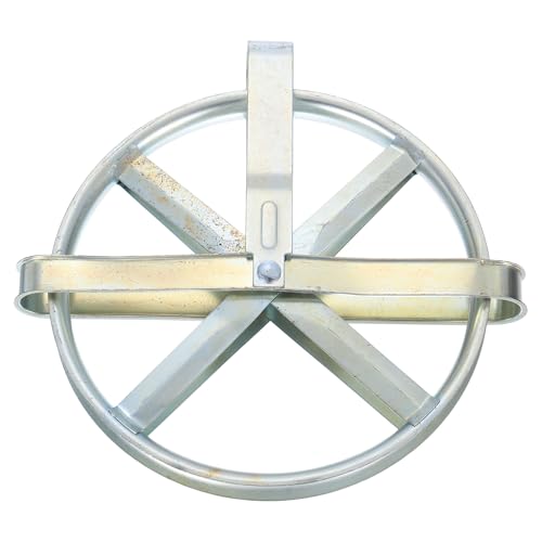 QUARKZMAN 7 Polea de Tendedero con Rueda Y Eje de Aleación de Hierro Duradero, Polea de Línea de Secado Resistente A La Intemperie para Tendedero Exterior, Plata