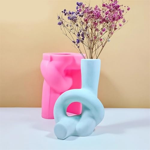 Moules en silicone Morain pour pots de fleurs et ciment texturé - 6