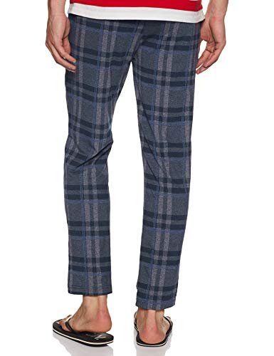 Image of Jockey Men's Relaxed Fit Sweatpants (IM03 Mid Blue Melange Print10 Medium)