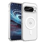 【MagSafe対応! 全透明!】 McDuLLGoogle Pixel 10 Pro XL ケース クリア 頑丈PC背面+ TPU 四隅滑り止め 耐衝撃 擦り傷防止 ワイヤレス充電対応 グーグル ピクセル 10 Pro XL バンパー