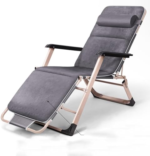 Chaise Longue Pliante Gravity Réglable avec Grand Coussin - 2