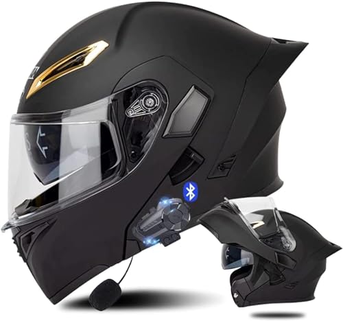 Casque intégral modulable double visière anti-éblouissement pour adulte