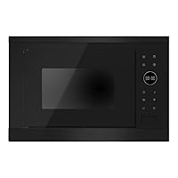 SIA BICM25BL Black 25L Integrated Built in 900W Digital Microwave Oven with Grill, Digital Timer Display, Child Safety Lock