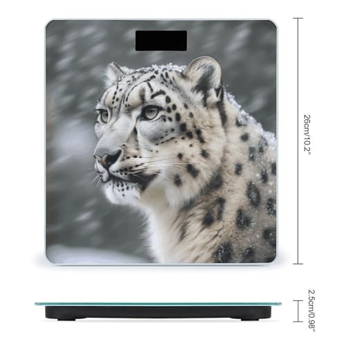 Báscula Digital para Baño Snow Leopard con Pantalla LCD miniatura 2