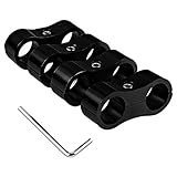 Flashark AN6 Hose Separator Fuel line Mounting Clamps Aluminum With a Allen Wrench For 3/8 Fuel Hose...