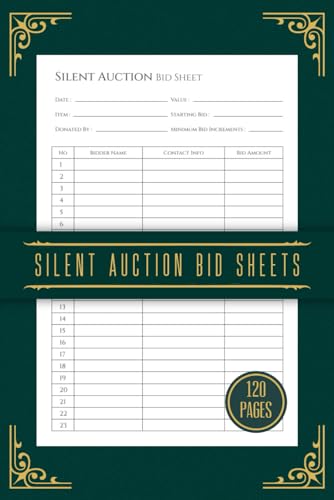 Silent Auction Bid Sheets, Transform Your Fundraising Efforts wit...