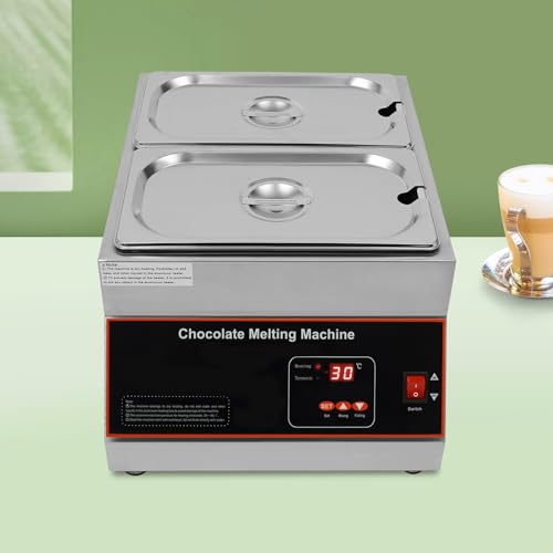 Olla para derretir chocolate eléctrica con 2 depósitos miniatura 3