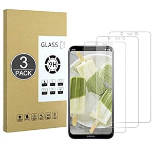 E-Hamii Schermbeschermer Compatibel met Nokia 8.1, [Krasbestendig, Hoge Definitie, Bubbelvrij], [3 Pack] Gehard Glas Protector voor Nokia 8.1