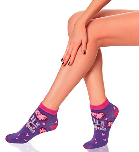 Image of SUMONA Differenttouch 12 Pairs Pack Women Low Cut Colorful Fancy Design Ankle Socks