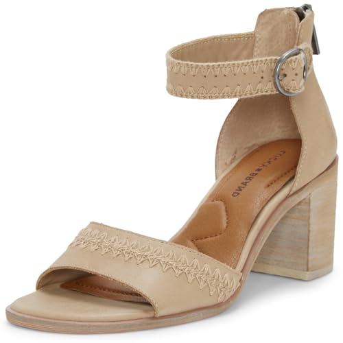 Image of Lucky Brand Shivona Stitched Heeled Sandal