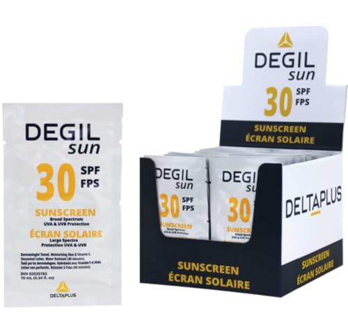 Degil Sun SPF 30 Sunscreen Lotion, Individual Use 10ml (Box of 50)