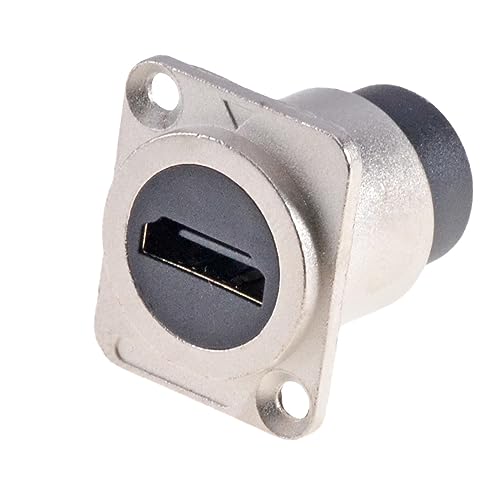 HangTon 2pack HDMI 2.0 Panel Socket Coupler Waterproof Connector, D-type Inline Cable Chassis Female to Female Extension, IP65 Bulkhead Pass Through - Image 4