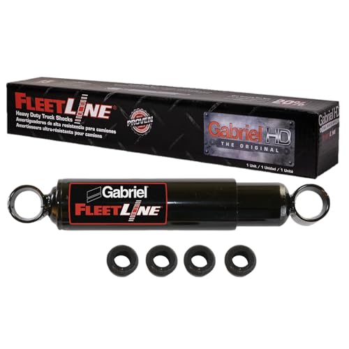 Image of Gabriel 83219 FleetLine HD Truck Front /Rear Shocks Fits 08-16 Peterbilt 384; 13-15 Peterbilt 388; Volvo & GMC 1500 Models; Gillig Buses School Bus; OEM# 359010005, B716009